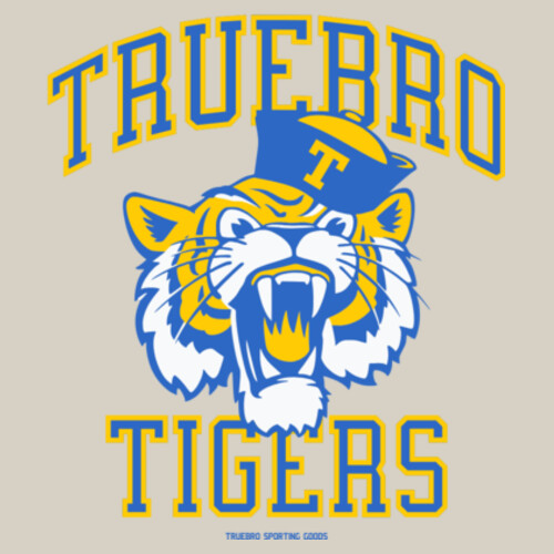 TRUEBRO TIGER CREW - AS Colour Mens Heavy Crew Design