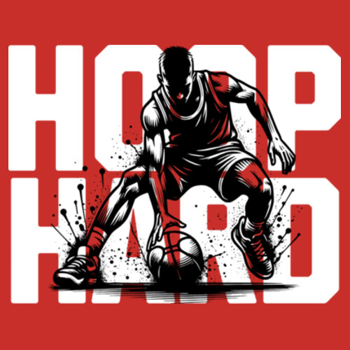 BRON HOOP HARD TEE - AS Colour Mens Heavy Tee Design
