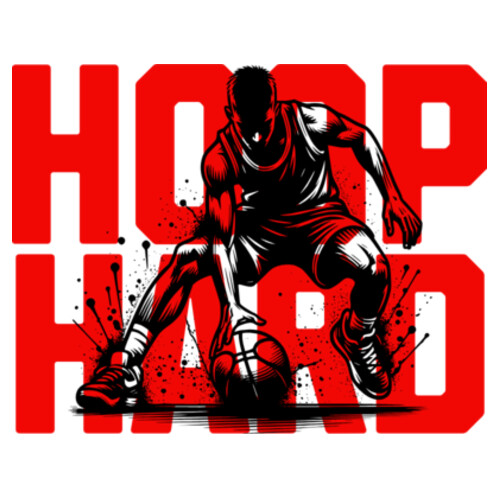 BRON HOOP HARD TEE - AS Colour Mens Heavy Tee Design