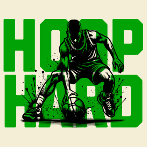 BRON HOOP HARD TEE - AS Colour Mens Heavy Tee Design