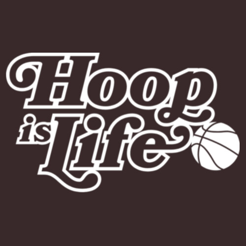 HOOP IS LIFE CREW - AS Colour Mens Heavy Crew Design