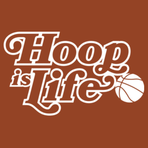 HOOP IS LIFE HOODIE - AS Colour Mens Stencil Hoodie Design