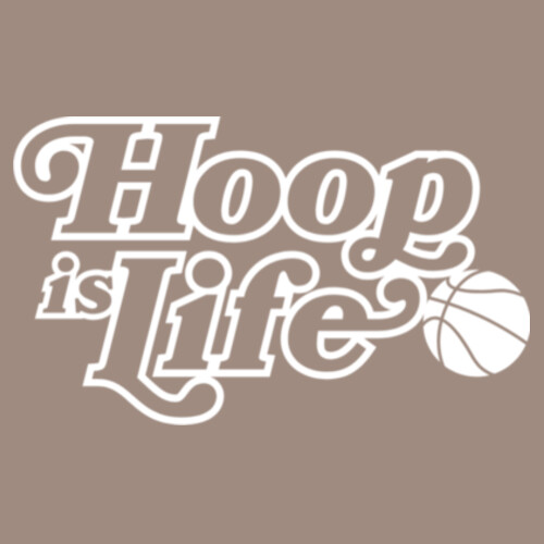HOOP IS LIFE TEE - AS Colour Mens Heavy Faded Tee Design
