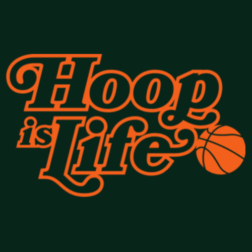 HOOP IS LIFE TEE - AS Colour Mens Heavy Tee Design