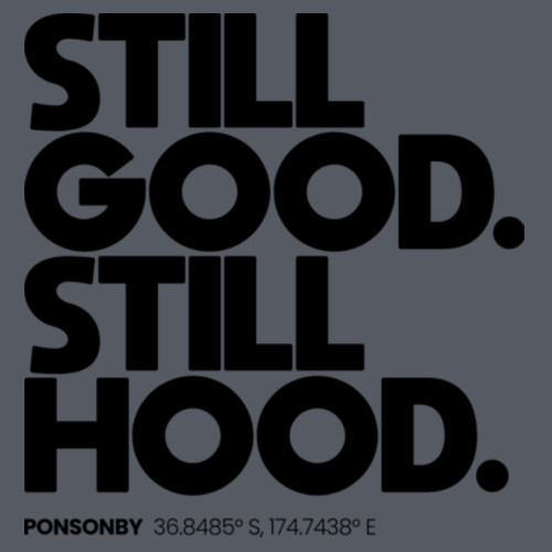 PONSONBY HOOD TEE (OVERSIZED BOXY FIT) - AS Colour Mens Heavy Faded Tee Design