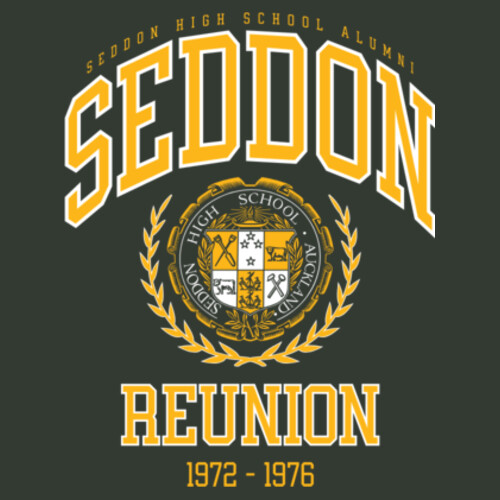 GREEN REUNION TEE (UNISEX) - Gildan Mens Heavy Cotton T-Shirt Design
