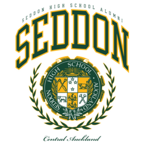SEDDON VARSITY TEE - Gildan Mens Heavy Cotton T-Shirt Design