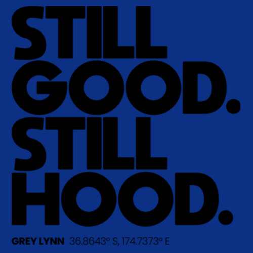 GREY LYNN HOOD TEE (DROP SHOULDER/CROPPED) - Urban Collab Mens Set Club Tee Design