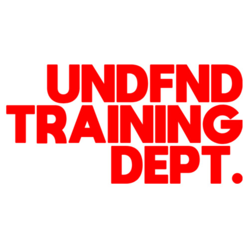 UNDFND TRAINING DEPT. TEE (OVERSIZED BOXY FIT) - AS Colour Mens Heavy Tee Design