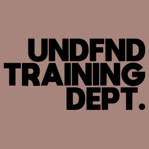 UNDFND TRAINING DEPT. TEE (OVERSIZED BOXY FIT) - AS Colour Mens Heavy Faded Tee Design
