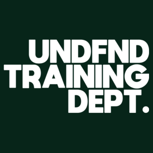 UNDFND TRAINING DEPT. HOODIE - AS Colour Mens Relax Hood Design