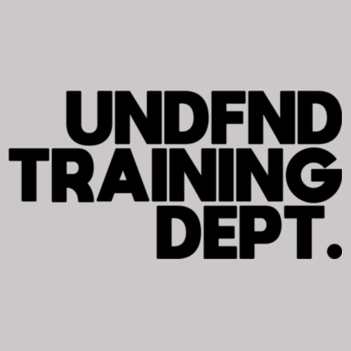 UNDFND TRAINING DEPT. HOODIE - AS Colour Mens Relax Hood Design