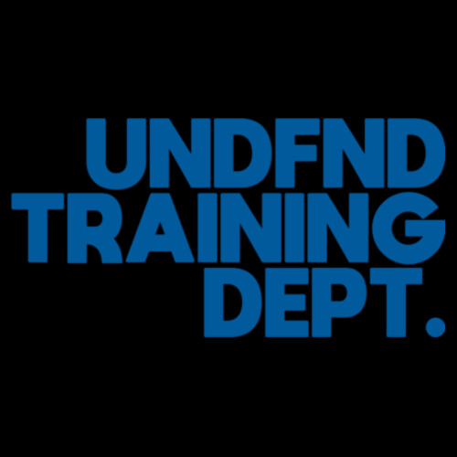 UNDFND TRAINING DEPT. ZIP HOODIE - AS Colour Mens Heavy Zip Hood Design