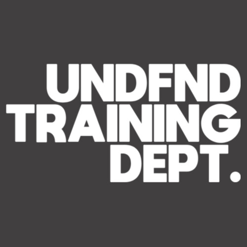 UNDFND TRAINING DEPT. CREW - AS Colour Women's Faded Relax Crew Design