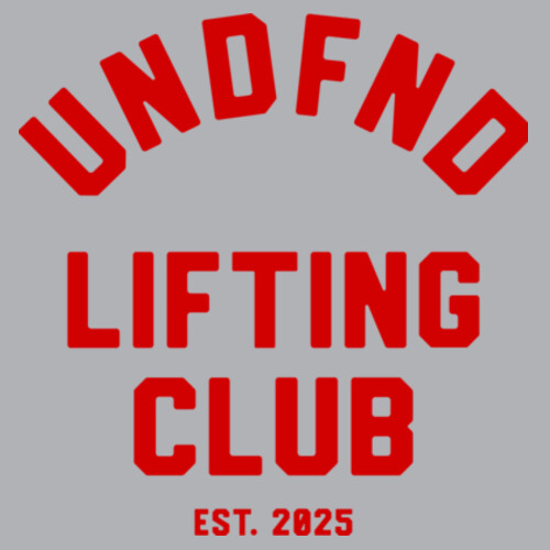 UNDFND LIFTING CLUB HOODIE - AS Colour Mens Relax Hood - AS Colour Mens Relax Hood Design