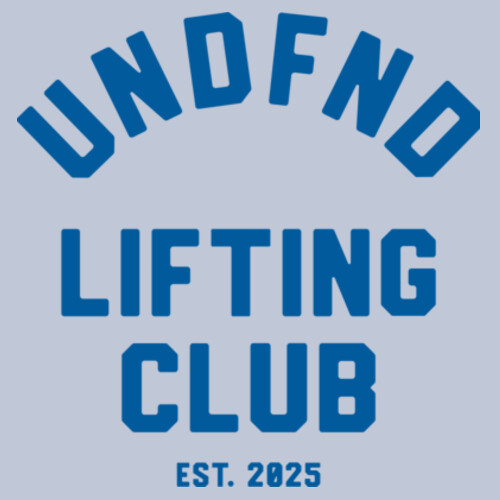 UNDFND LIFTING CLUB HOODIE - AS Colour Mens Relax Hood - AS Colour Mens Relax Hood Design