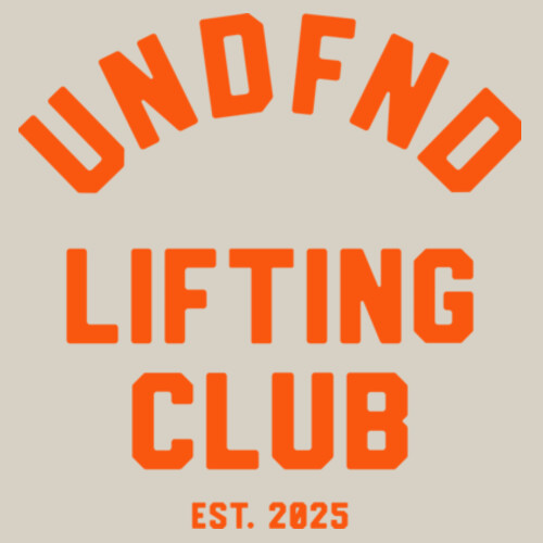 UNDFND LIFTING CLUB HOODIE - AS Colour Mens Relax Hood - AS Colour Mens Relax Hood Design