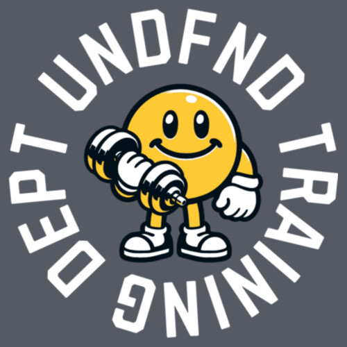 UNDFND TRAINING MASCOT TEE (OVERSIZED BOXY FIT) - AS Colour Mens Heavy Faded Tee Design