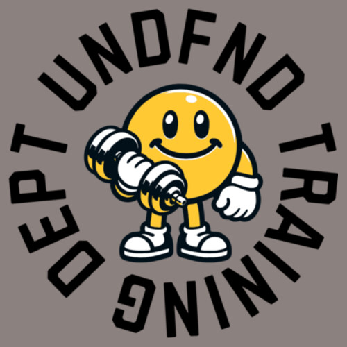 UNDFND TRAINING MASCOT TEE (OVERSIZED BOXY FIT) - AS Colour Mens Heavy Faded Tee Design