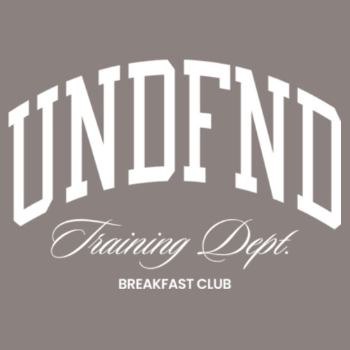 UNDFND BREAKFAST CLUB TEE (OVERSIZED BOXY FIT) - AS Colour Mens Heavy Faded Tee Design