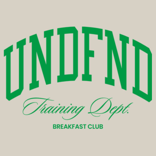 UNDFND BREAKFAST CLUB CREW - AS Colour Mens Heavy Crew Design