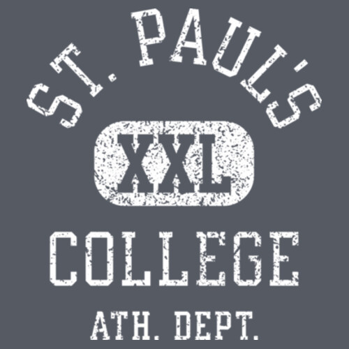 ST PAULS ATH. DEPT. TEE - AS Colour Mens Heavy Faded Tee Design