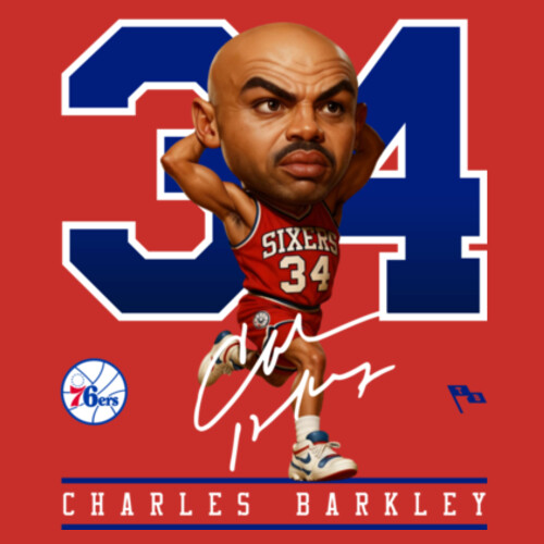 BARKLEY CARICATURE TEE - AS Colour Mens Classic Tee Design