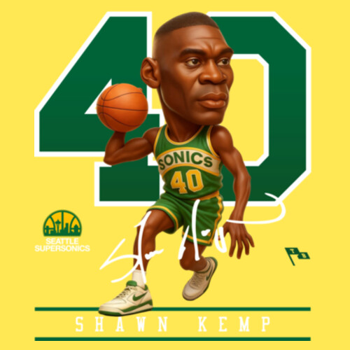 KEMP CARICATURE TEE - AS Colour Mens Classic Tee Design