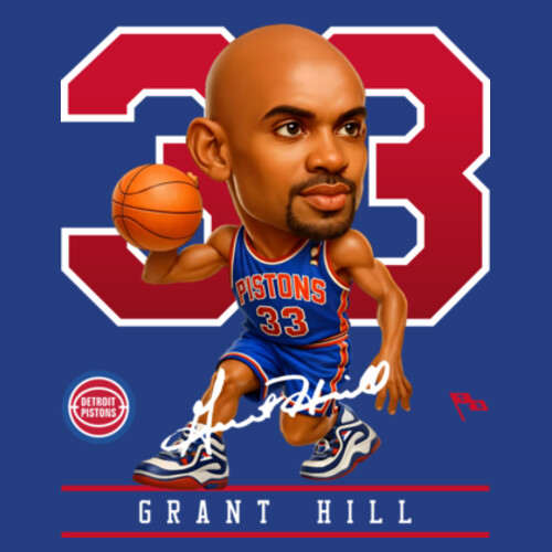 HILL CARICATURE TEE - AS Colour Mens Classic Tee Design