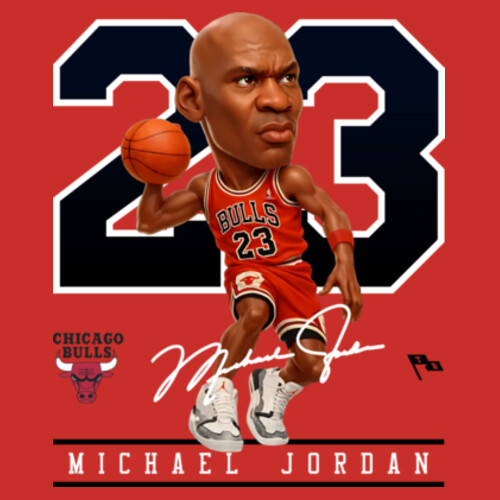 JORDAN CARICATURE TEE - AS Colour Mens Classic Tee Design