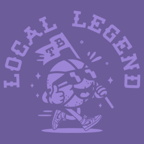LOCAL LEGEND TEE (OVERSIZED BOXY FIT) - AS Colour Mens Heavy Faded Tee Design