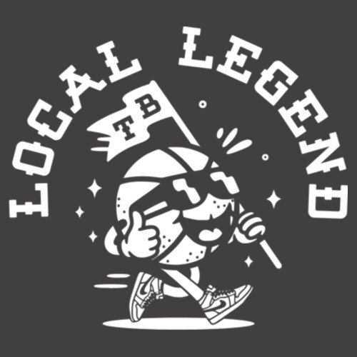 LOCAL LEGEND HOODIE - AS Colour Mens Relax Faded Hood Design