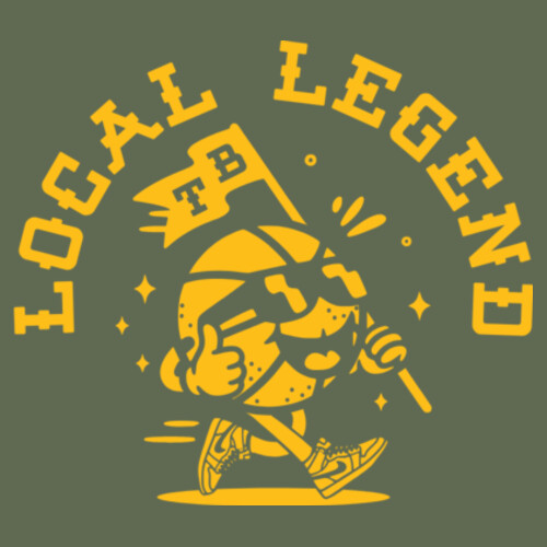 LOCAL LEGEND HOODIE - AS Colour Mens Relax Hood Design