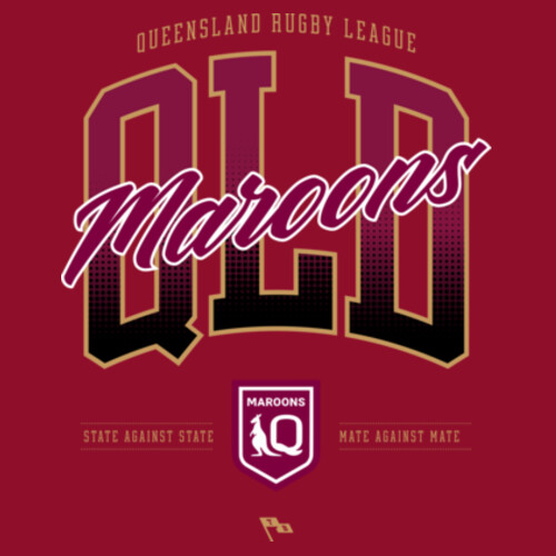 QLD ORIGIN TEE - AS Colour Mens Classic Tee Design