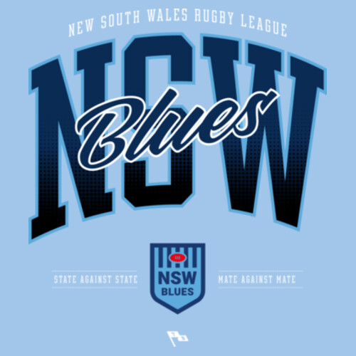 NSW ORIGIN TEE - Gildan Mens Heavy Cotton T-Shirt Design