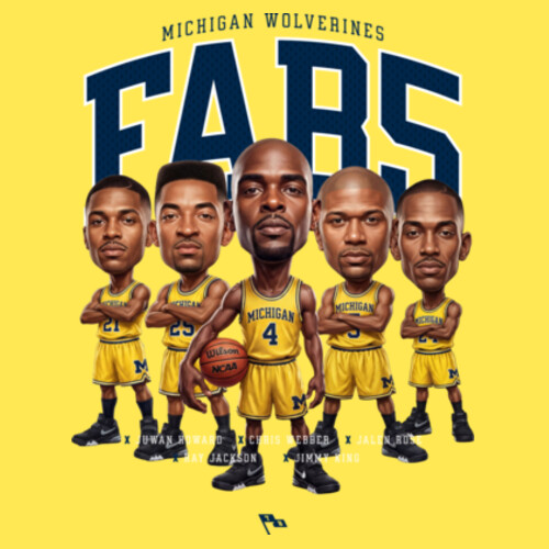 FAB 5 TEE - AS Colour Mens Classic Tee Design
