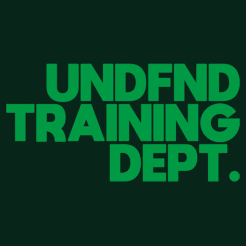 UNDFND TRAINING DEPT. TEE (OVERSIZED BOXY FIT) - AS Colour Mens Heavy Tee Design