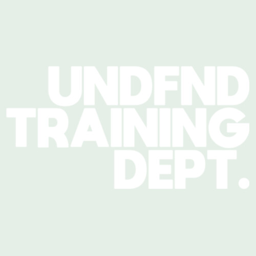 UNDFND TRAINING DEPT. HOODIE - AS Colour Mens Relax Hood Design