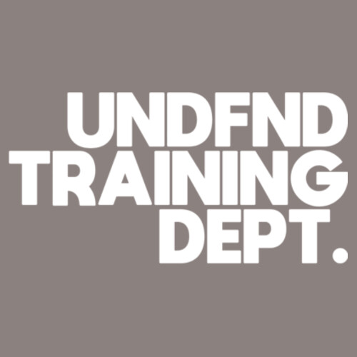 UNDFND TRAINING DEPT. CREW - AS Colour Mens Relax Faded Crew Design