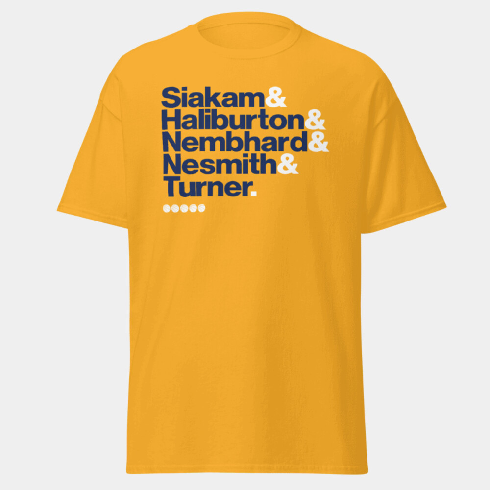 PACER TEE (GOLD) - Gildan Mens Heavy Cotton T-Shirt Thumbnail