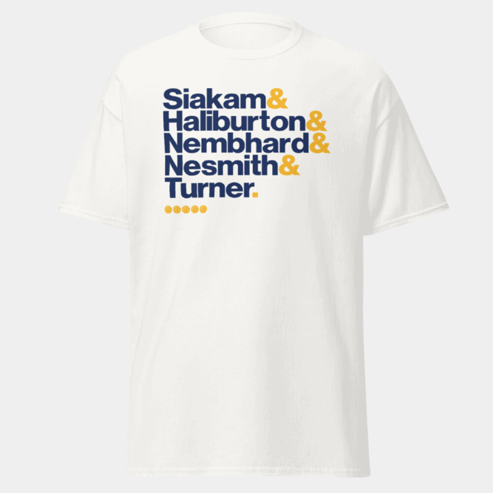 PACER TEE (WHITE) - Gildan Mens Heavy Cotton T-Shirt Thumbnail