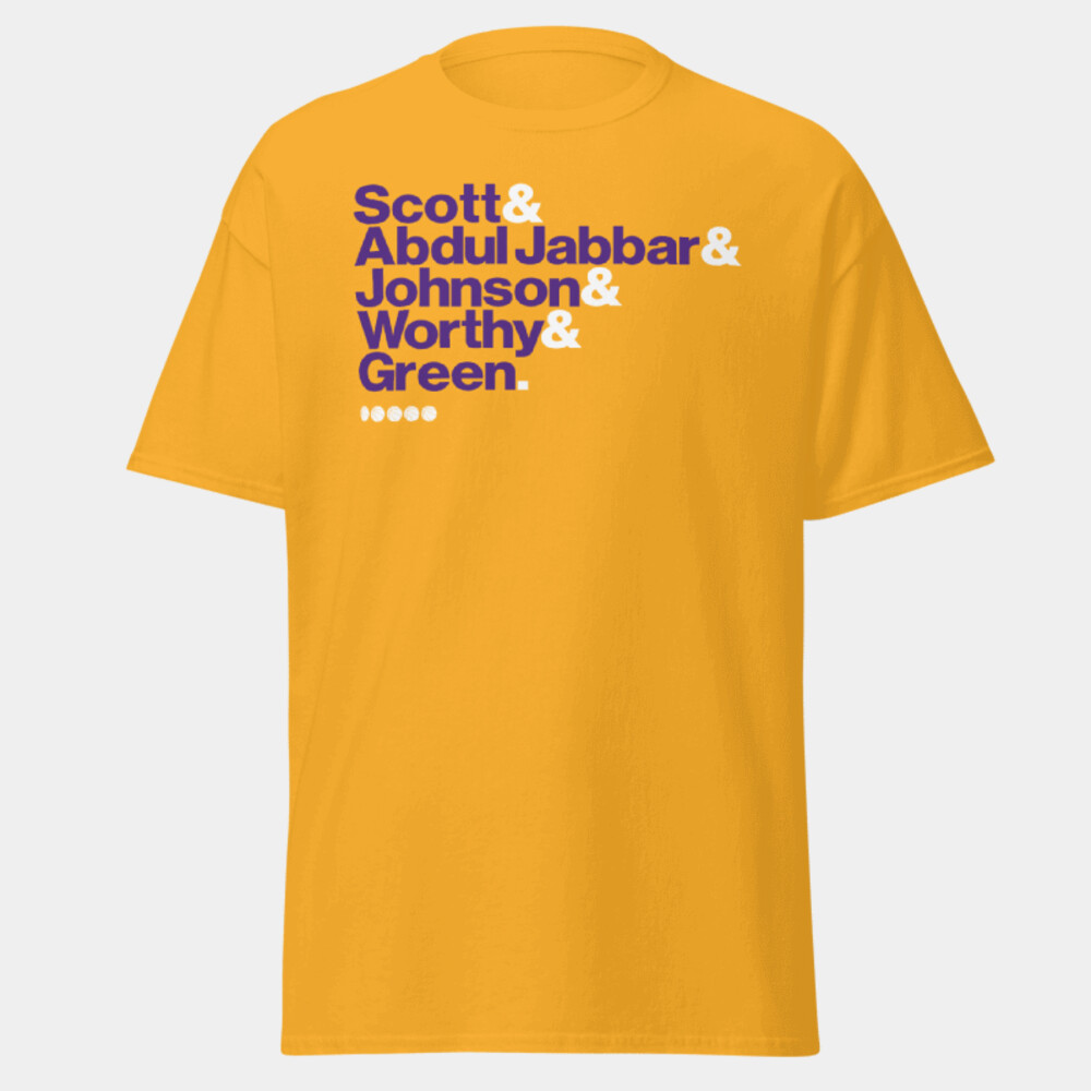 OG LAKER TEE (GOLD) - Gildan Mens Heavy Cotton T-Shirt Thumbnail