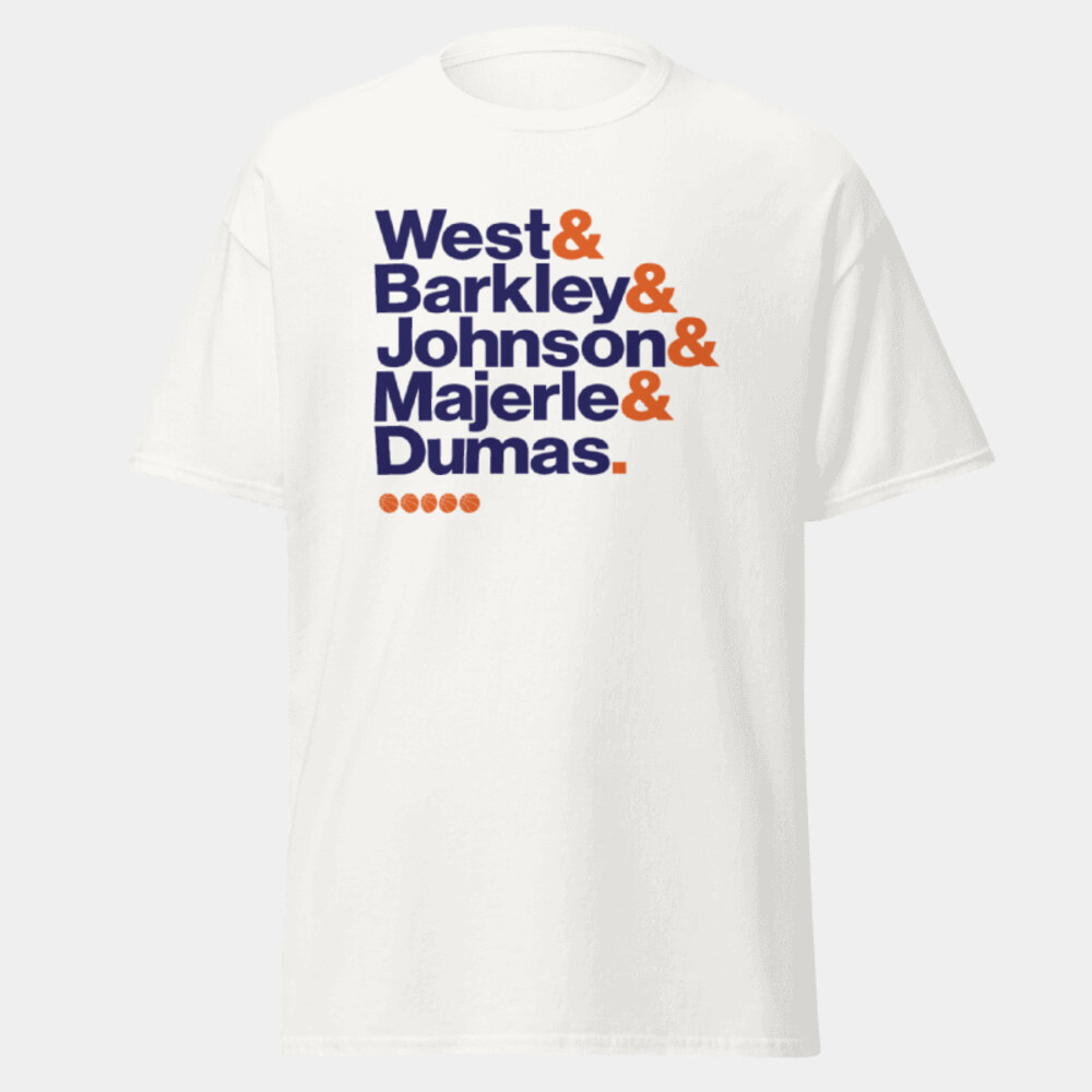 OG SUNS TEE (WHITE) - Gildan Mens Heavy Cotton T-Shirt Thumbnail
