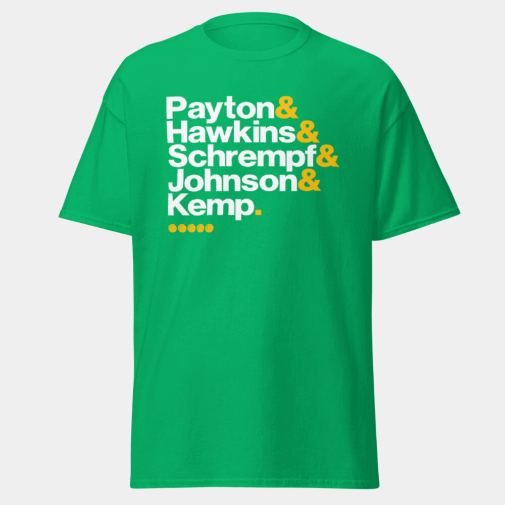 OG SONICS TEE (GREEN) - Gildan Mens Heavy Cotton T-Shirt Thumbnail