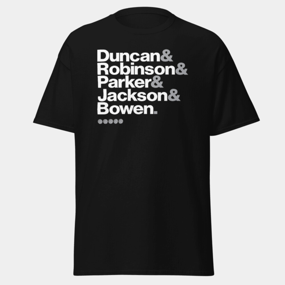 OG SPURS TEE (BLACK) - Gildan Mens Heavy Cotton T-Shirt Thumbnail
