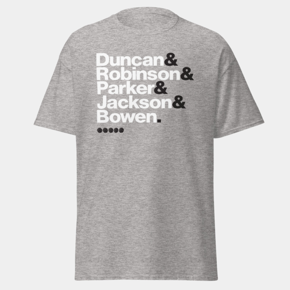 OG SPURS TEE (GREY) - Gildan Mens Heavy Cotton T-Shirt Thumbnail