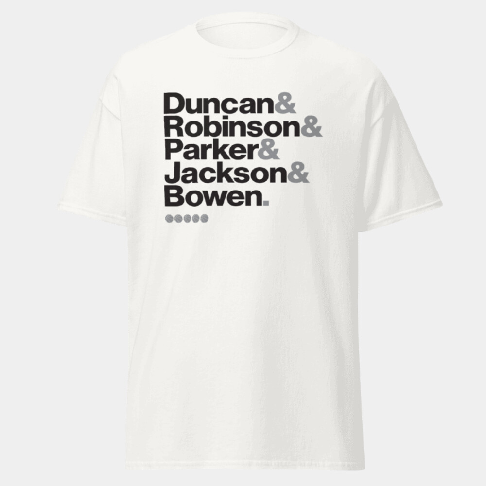 OG SPURS TEE (WHITE) - Gildan Mens Heavy Cotton T-Shirt Thumbnail