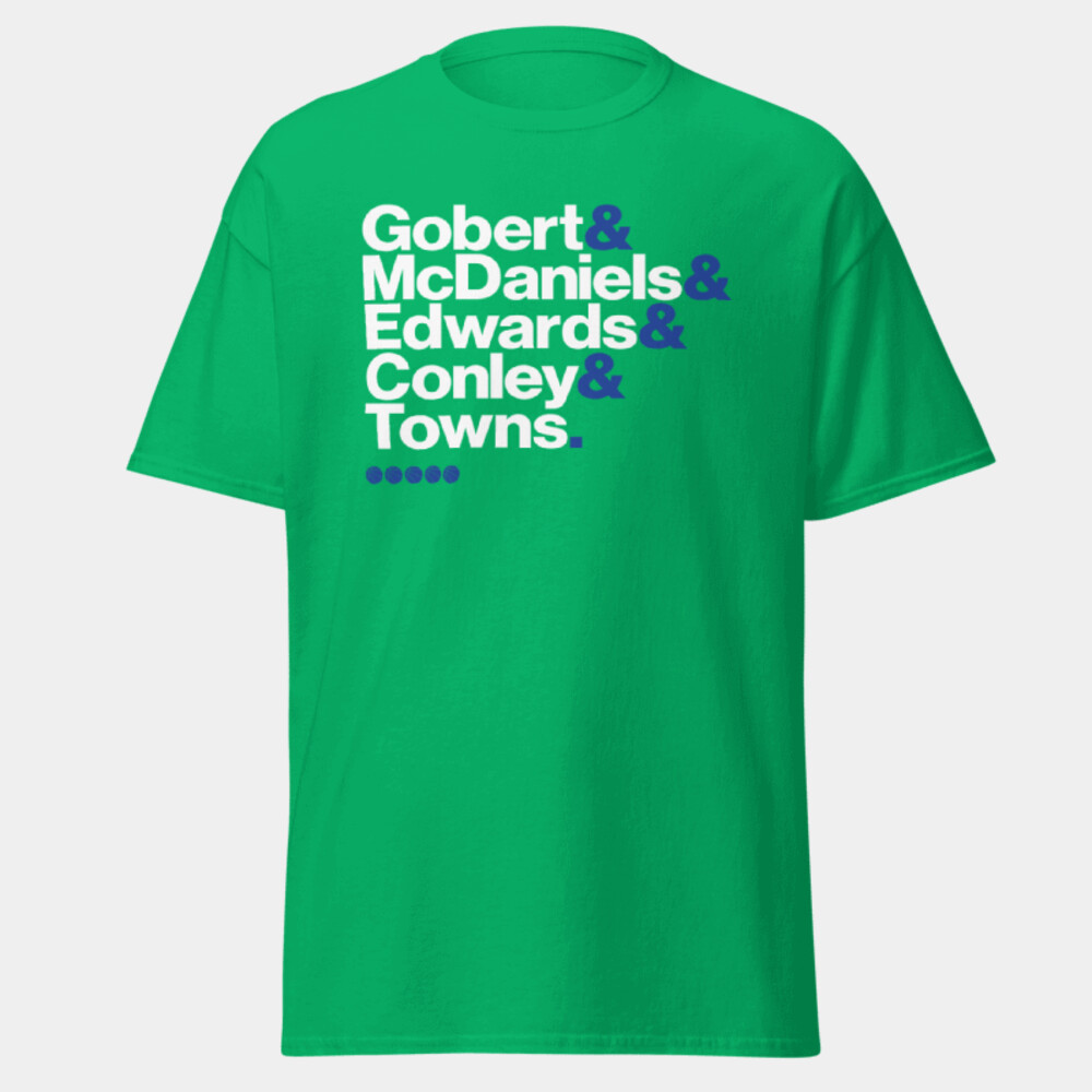 WOLVE TEE (GREEN) - Gildan Mens Heavy Cotton T-Shirt Thumbnail