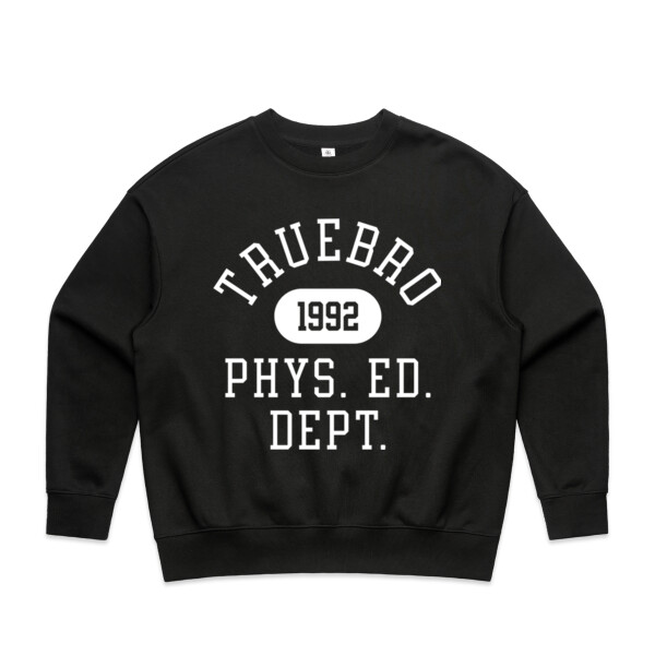 TRUEBRO PHYS ED CREW - PREMIUM - AS Colour Womens Heavy Crew Thumbnail