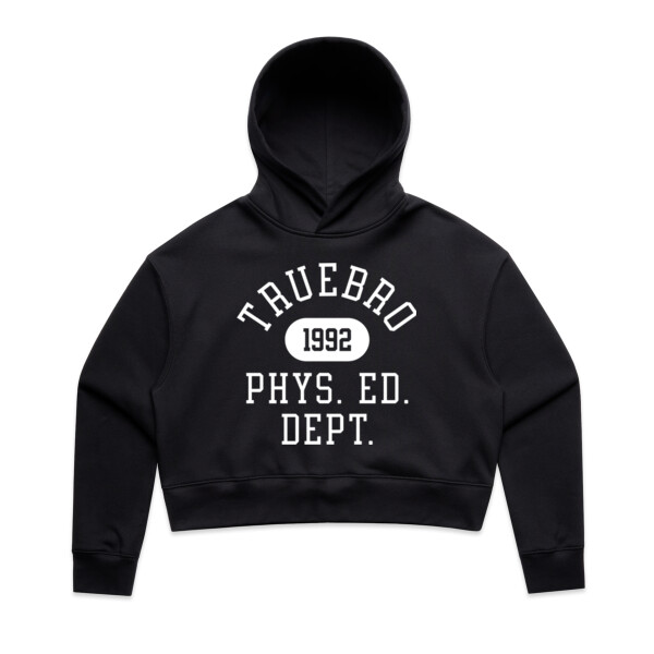TRUEBRO CROP PHYS ED HOODIE - AS Colour Womens Relax Crop Hood Thumbnail